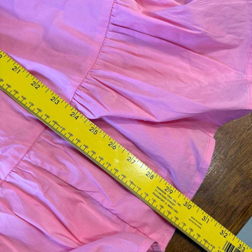 &merci Pink Puff Sleeve mini dress Dress size small - Picture 6 of 7